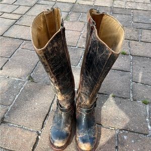 Bed Stu tall leather Boots size 10